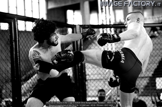 2022-05-07 Milano in the Cage 8 02639 Silvio Burgio-Dylan Mulattieri - MMA 61kg